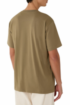 Laurel Crown Logo Cotton Jersey T-Shirt