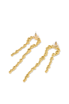 Asterales Arched Long Earrings