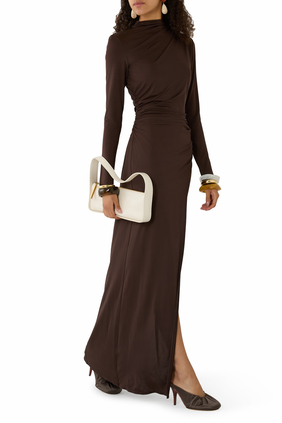 Jersey Draped Gown