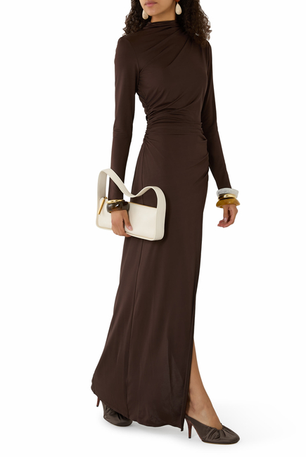 Jersey Draped Gown
