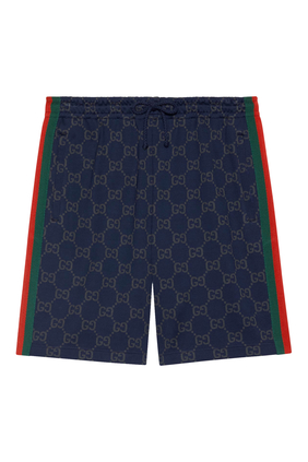 GG Jersey Cotton Jogging Shorts