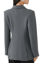 Luxe Suiting Cinched Blazer