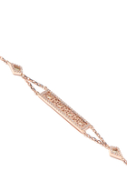 Oud Turath Bracelet, 18k Pink Gold & Mother-of-Pearl, Diamonds