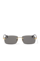 Rectangular Frame Sunglasses