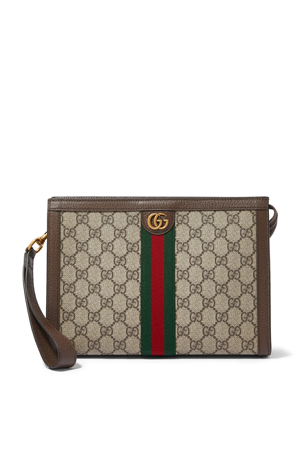 Ophidia GG Monogram Pouch