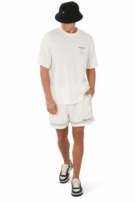 Logo Border Shorts
