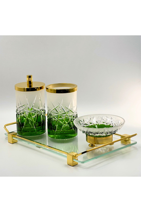 Ivy Green Brush Holder