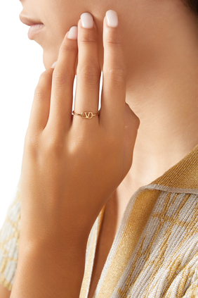 Vlogo Signature Metal Ring