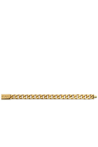 Logo Script Tag Chain Bracelet