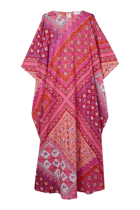 Festa Print Long Kaftan