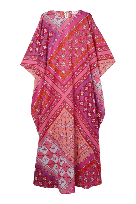Festa Print Long Kaftan