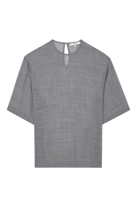 Sheer Wool Gauze Easy T-Shirt