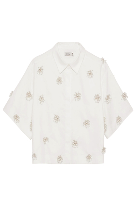 Cosmo Embellished Camp Shirt