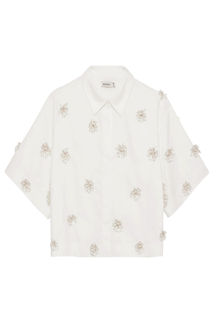 Cosmo Embellished Camp Shirt