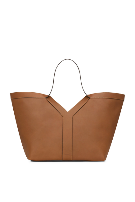 Leather Y Tote