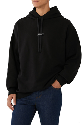 Cotton Jersey Hooded Sweatshirt