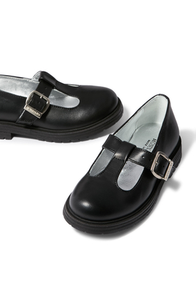 Kids Derby School Vitello Shoes