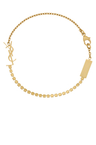 Cassandre Charm Bracelet in Metal & Rhinestone