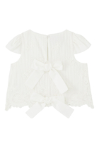 Kids Scalloped Embroidered Top