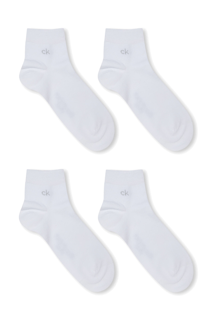 Simon Casual Flat Knit Socks, Set of 2