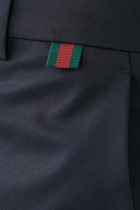 Double Cotton Twill Pants with Web