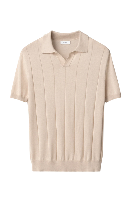 Open Collar Polo Shirt