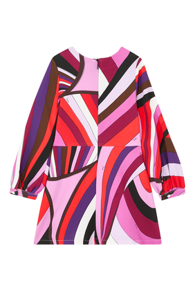 Kids Abstract-Print Woven Dress