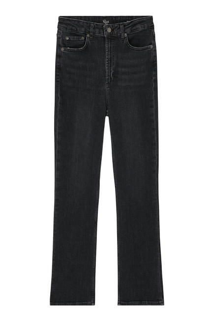 Sunset Crop Slim Flared Jeans 
