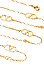 VLogo Signature Metal Necklace