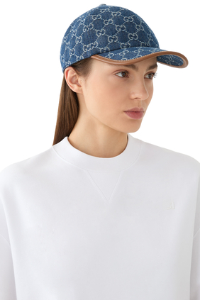 GG Denim Baseball Hat