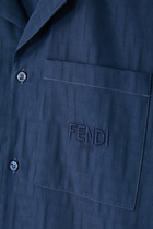 Kids Jacquard Cotton Shirt