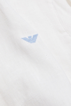 Kids Linen Button Up Shirt