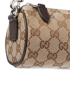 GG Canvas Mini Cylinder Bag