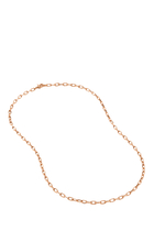 Madison 18in Chain Necklace, 18k Pink Gold