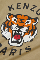 Kids Lucky Tiger Cotton Jersey T-Shirt
