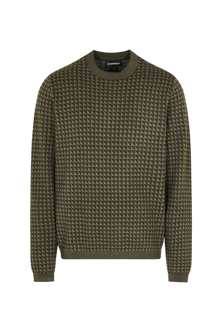 Jacquard Virgin-Wool Jumper