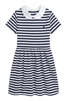 Kids Striped Ponte Dress