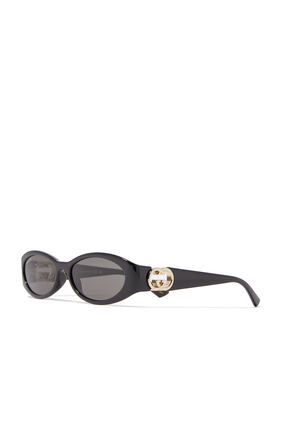 Oval Frame Sunglasses