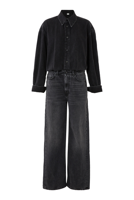 Tessie Double Denim Jumpsuit