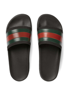 Web Slide Sandals