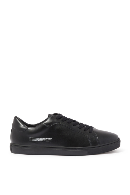 Grape Leather Sneakers