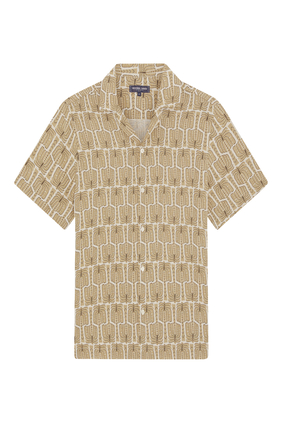 Roberto Palmeira Printed Linen Shirt