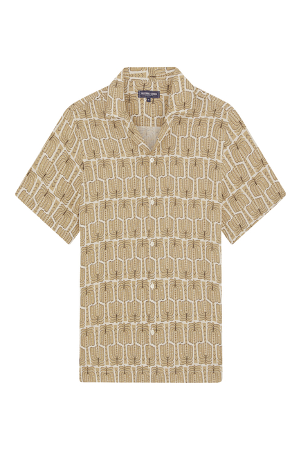 Roberto Palmeira Printed Linen Shirt