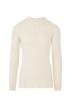 Organic Soft Rib Henley T-Shirt