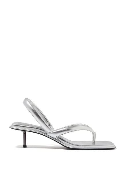 Slingback Thong Heels 40