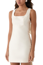 Open Back Atalana Bridal Mini Dress