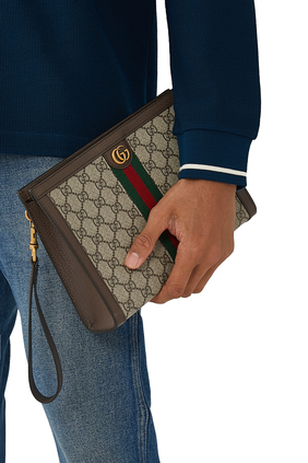 Ophidia GG Monogram Pouch