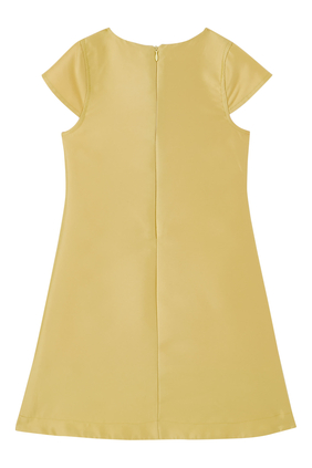 Kids Crystal-Button Dress