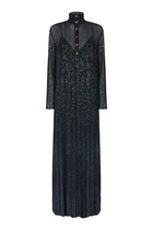  Partialized Sequinned Knit Dress 