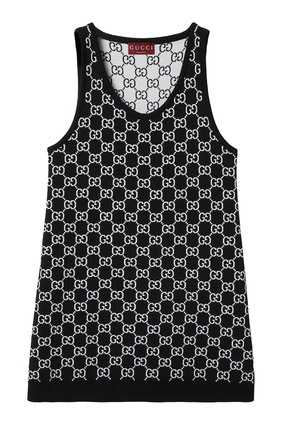GG Wool Jacquard Mini Dress